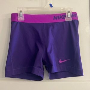 Nike pro spandex shorts